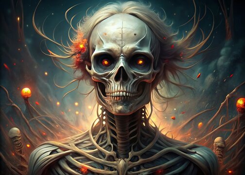 bone chilling and spine tingling illustrations