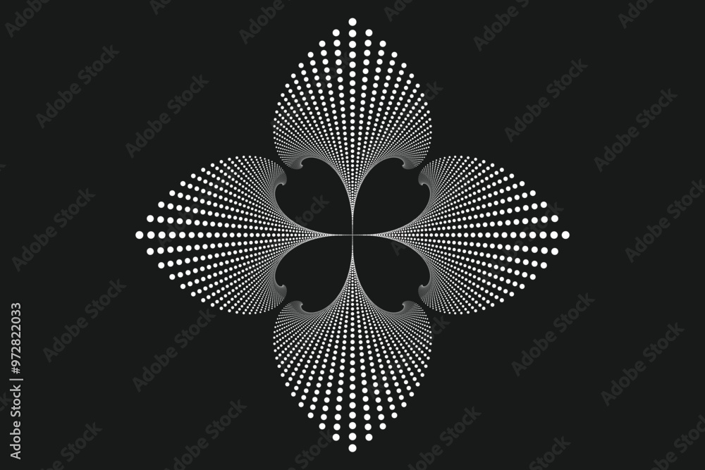 Poster halftone gradient. dotted gradient, smooth dots spraying and halftones dot background seamless horiz