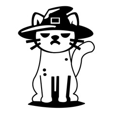 Cat with hat