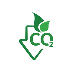 carbon neutral text information sign	