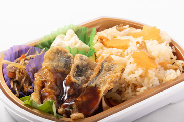 さんまの竜田揚げ　弁当