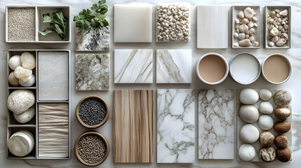 A collection of various textures and materials for design inspiration.