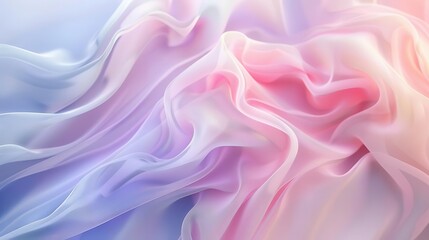 Obraz premium ethereal abstract background soft pastel waves blending seamlessly subtle gradients creating soothing atmosphere perfect for minimalist app or product design