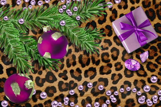 Pattern de A&ntilde;o nuevo "Leopardo"