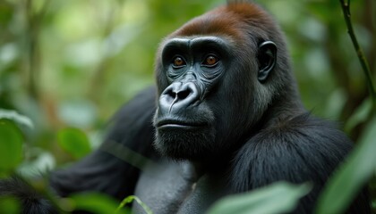 Obraz premium closeup of a gorilla 