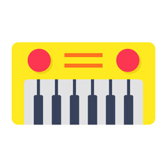 Creative design icon of piano