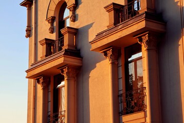facade of the building