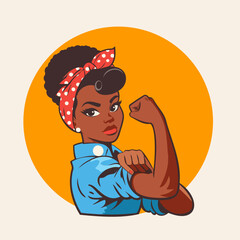 African American version of Rosie the Riveter