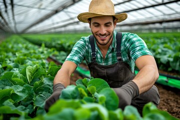 A farmer tracking crop cycles and resources, using time management to allocate water, labor, and materials for optimal harvest results