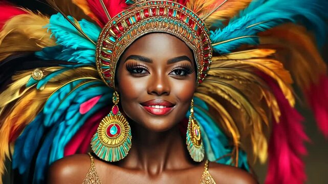 Carnival Queen Posing