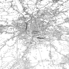 Naklejka premium 3D illustration of city and urban in Treviso Italy 