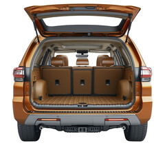 Open Trunk SUV Cargo Space Interior Back Rear View