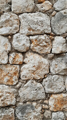 Obraz premium A wall made of stone with a brownish color