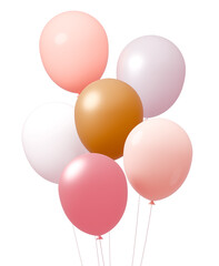 背景素材_風船_ピンク