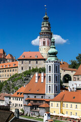 view of the Krumlov  castle