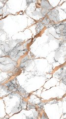 A stylish marble texture wallpaper in shades of white, grey, and rose gold, with subtle gold veins creating a sophisticated look