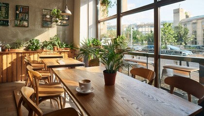 Obraz premium Sip and savor the calm atmosphere. 