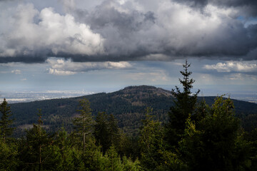 Gipfel des Altk&ouml;nigs mit seinen Ringw&auml;llen, September 2024