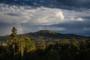 Gipfel des Altkönigs mit seinen Ringwällen, September 2024