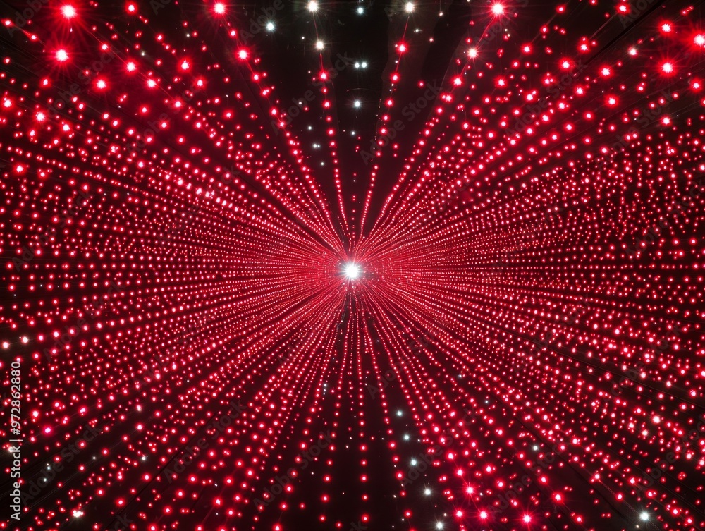 Poster as the red particles burst forth in all directions, they create a stunning visual effect reminiscent