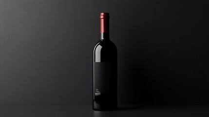 Branding Product Wine Bottle Label Mockup