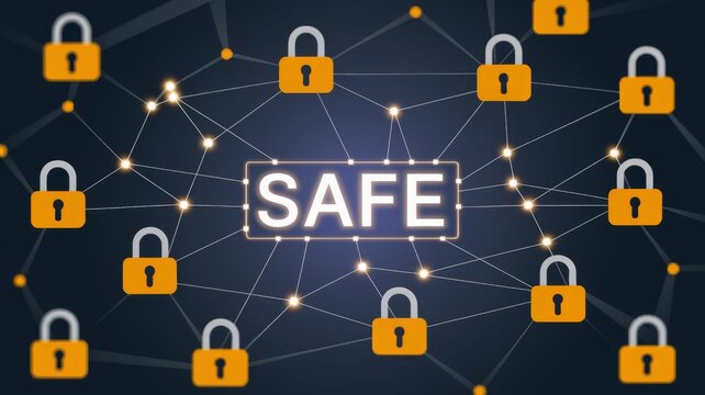 Cybersecurity Network Concept