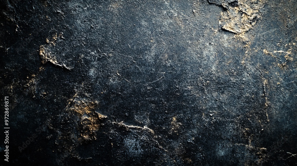 Poster dust and scratches on black surface. abstract background. texture layer for photo editor. old grunge