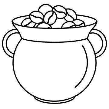 recommend clip art: circus stage outline coloring book page line art drawing