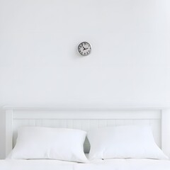 interior of a bedroom
Bedroom with Bed and Clock
 Bed and Clock Interior
Cozy Bedroom Interior with Bed and Clock