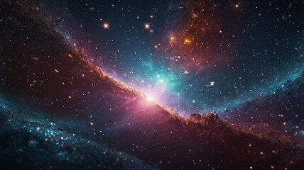  Epic Space Wallpaper with Glitter 