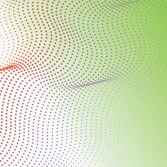 circular halftone dots vector background
