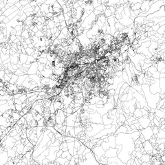 Fototapeta premium 3D illustration of city and urban in Braga Portugal