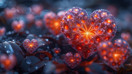 Heart symbolizing love and romantic commitments for Valentine. Ideal for Valentine’s Day greetings or expressing love