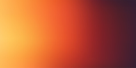 Autumn abstract gradient background with warm orange and red colors. Vector background