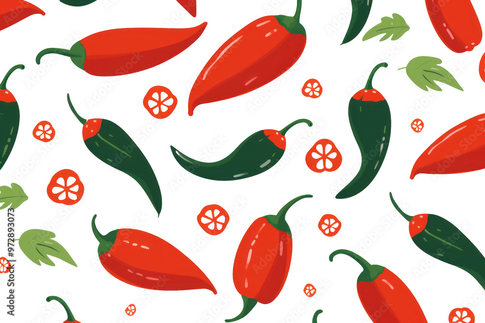 Sticker PNG Vegetable pattern plant food.