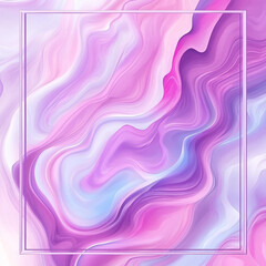 Obraz premium abstract drawing of pink and purple flowers.