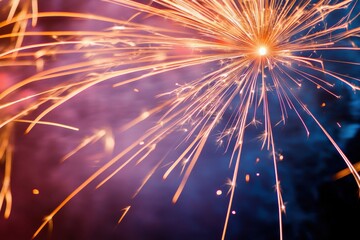 Fireworks show for national festivities