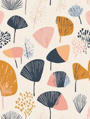 seamless floral minimalist, pastel color, pattern style --chaos 30 --ar 3:4 --v 6.1 Job ID: 1b441c00-8363-4c30-be6a-86dbe3afc8dc