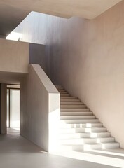 Modern Concrete Staircase Interior Design