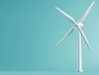 A concept for a next-generation offshore wind turbine, showcasing innovative structural engineering and environmental design