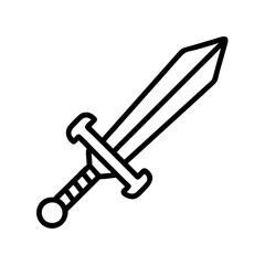 Fantasy Sword with Handle, Game Icon
