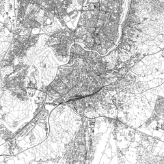 Fototapeta premium 3D illustration of city and urban in Vilnius Lithuania