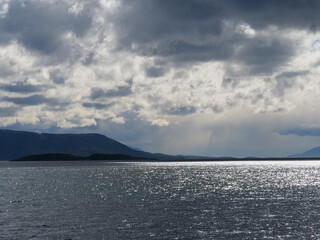 Der Beagle-Kanal am südlichsten Ende von Argentinien und Chile