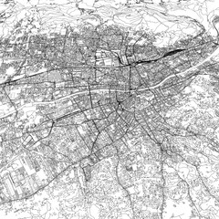 3D illustration of city and urban in Graz Austria