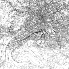 Fototapeta premium 3D illustration of city and urban in Graz Austria