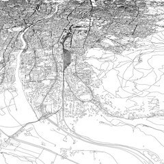 Fototapeta premium 3D illustration of city and urban in Graz Austria