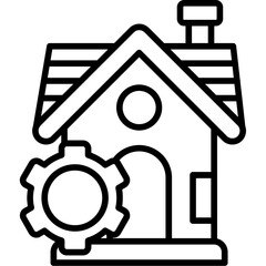 House Under Construction Icon