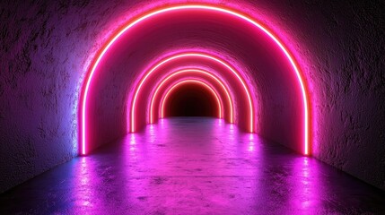 Podium background 3D light tech stage future platform game abstract. Podium 3D background technology room product circle glow effect portal stand studio scene white design ring modern display space