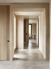 Fototapeta premium Minimalist Interior Design with Neutral Colors and Natural Light