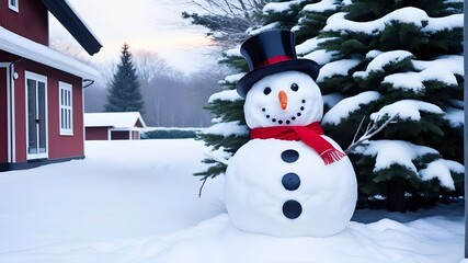 Obraz premium Snowman